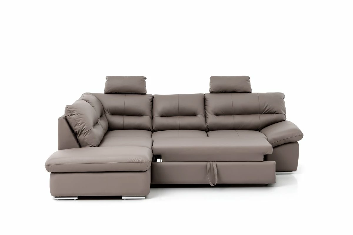 Rinconera Piel Con CamaRANCHO Izquierda Color Visón 2 Rinconera Piel Con CamaRANCHO Izquierda Color Visón - Imagen 2