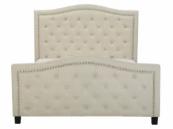 Cama Con Somier De Poliéster Beige 160 X 200 Cm AUREL -Conforama Tienda de ventas 1e3102db0ed041225ca3cbae77507c1293ba1c29 9d15cffdc33b47c0939b919cc47b322f