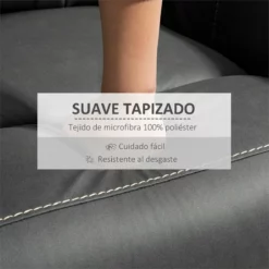 HOMCOM Sillón Reclinable Eléctrico Tapizado En Tejido Técnico Sillón Relax De Salón Con Reclinación 155° Reposapiés Y 2 Bolsillos Laterales 95x90x105 Cm Gris Oscuro -Conforama Tienda de ventas 1e3f5533d4b6702023fd81840f5d8099b78d4c3c 49aab601b337477b8f3cd771c61cd22b