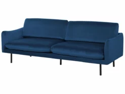 Conjunto De Sala De Estar 4 Plazas De Terciopelo Azul Oscuro VINTERBRO -Conforama Tienda de ventas 1e46191cfce9c84c713c261dcdb9daaec53c03c9 101047bf102143838f7e31bdfc13ce78