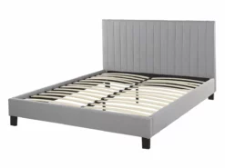 Cama Con Somier De Poliéster Gris Claro 140 X 200 Cm POITIERS -Conforama Tienda de ventas 1f011eb68cd175de69c23aca21dbd21ee7443d06 f08975604ed44042940bd87c479d72f9