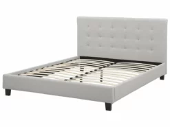 Cama Con Somier De Poliéster Gris Claro 180 X 200 Cm LA ROCHELLE -Conforama Tienda de ventas 1faeb2383dbf3ab031089dad39b43614c2570341 785e312b896640c4a8ad191c37524fe4