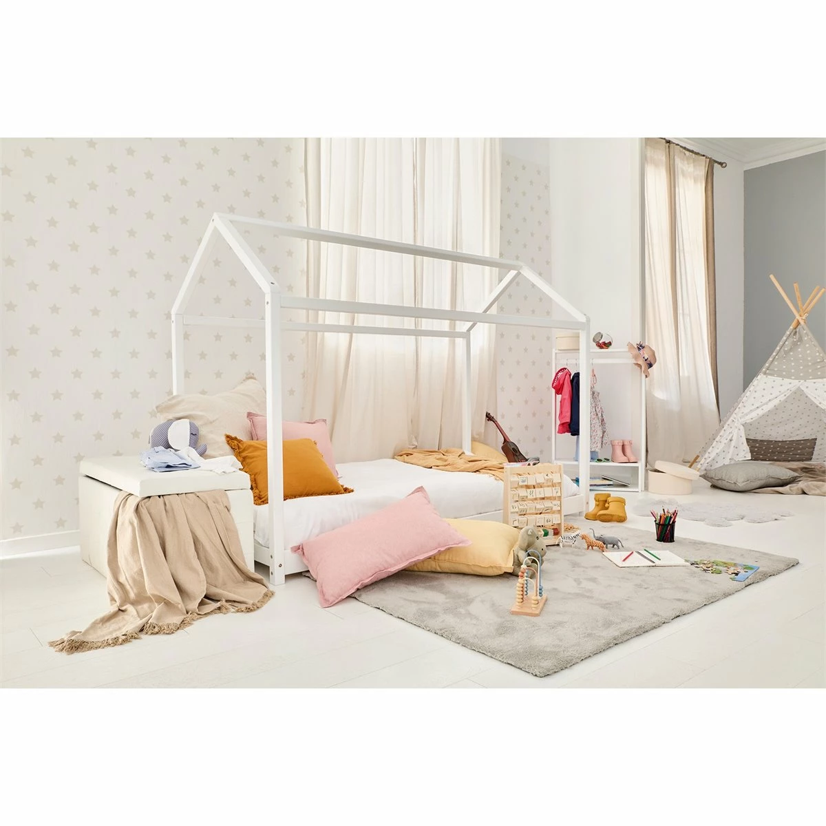 Estructura De Cama Casita EASY 90X190 2 Estructura De Cama Casita EASY 90X190 - Imagen 2