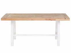 Mesa De Comedor De Madera De Acacia Clara/blanco 170 X 80 Cm SCANIA -Conforama Tienda de ventas 21907f9342d8da9c8512d4ea9f94028e8d45edd4 310f37015d4844a6815bad7507f19e44