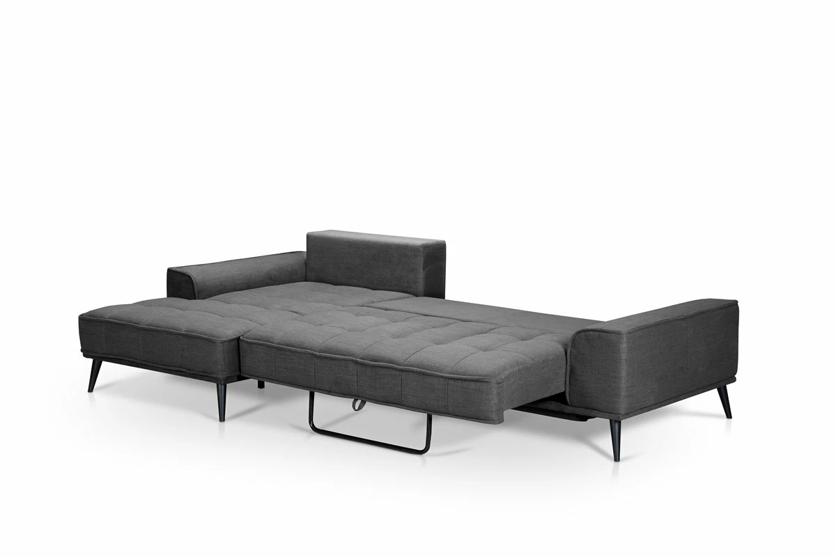 Chaise Longue GOMERA Izquierda Color Gris Oscuro 2 Chaise Longue GOMERA Izquierda Color Gris Oscuro - Imagen 2