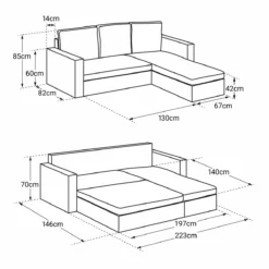 Sofá Cama Esquinero De 3 Plazas CLARK -Conforama Tienda de ventas 22662eff9b58646d001fcf1bf3175b3c79ee398b b7419c6afb4b478caa8e1126360c9938