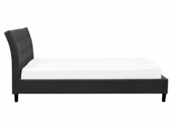 Cama Con Somier De Poliéster Gris Oscuro/madera Oscura 160 X 200 Cm SAVERNE -Conforama Tienda de ventas 22ce5096a3495adcf5932ef38905d3c153ca6b10 0742e0a0f3964da7807cc1c9cc387079