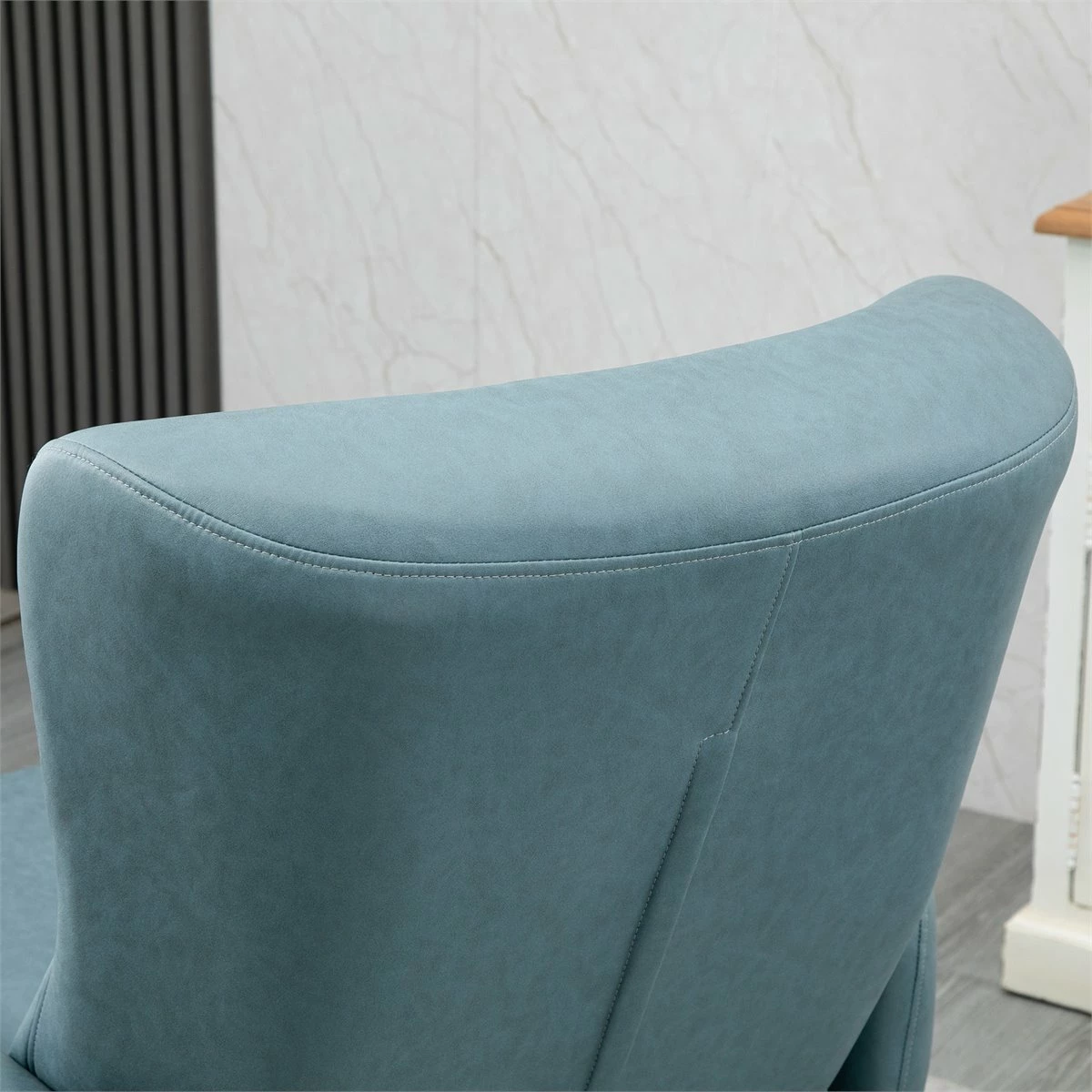 HOMCOM Sillón De Masaje Relax Con Reclinación Manual 155° 8 Zonas De Masaje Mando A Distancia Tapizado En Tejido Técnico Reposapiés Y 2 Bolsillos Laterales 79x101x96 Cm Azul 4 HOMCOM Sillón De Masaje Relax Con Reclinación Manual 155° 8 Zonas De Masaje Mando A Distancia Tapizado En Tejido Técnico Reposapiés Y 2 Bolsillos Laterales 79x101x96 Cm Azul - Imagen 4