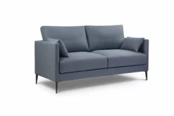 Sofa De 2 Plazas NERO En Tela Con Patas Metalicas Azul -Conforama Tienda de ventas 24bcb5d9d5e97c5daea1d47a5dfc71a28672c0d0 111184 04