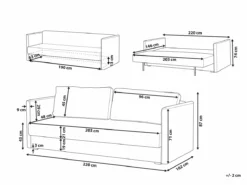 Sofá Cama 3 Plazas De Terciopelo Beige Claro EKSJO -Conforama Tienda de ventas 24bdabbe5cd46cc28c13cd61f9eea08111e20492 70b1bc6eda7e4363b4cf06c86bf0c92a