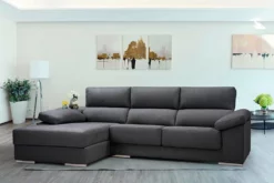 Chaise Longue Izquierda NOEMI Color Antracita -Conforama Tienda de ventas 24d1585d1a15f3e557d54e84b02ba1258907f3b2 398053 3