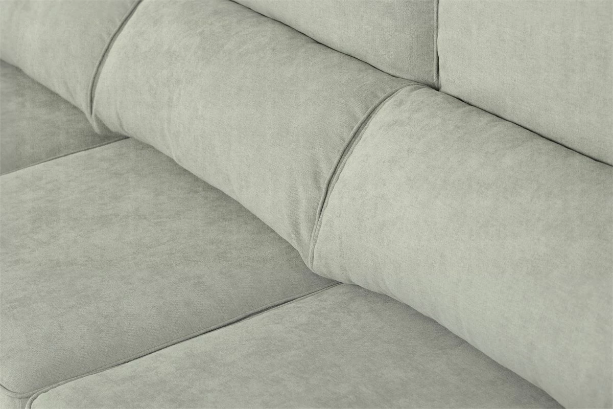 Chaise Longue Con Cama CONNOR Color Gris Claro 6 Chaise Longue Con Cama CONNOR Color Gris Claro - Imagen 6