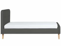 Cama Con Somier De Poliéster Gris Oscuro/madera Clara 90 X 200 Cm RENNES -Conforama Tienda de ventas 262c27e3f0701c361a60dbd376b7f502724f0096 87b657a7d0dd4861bc71c19106a25b7e