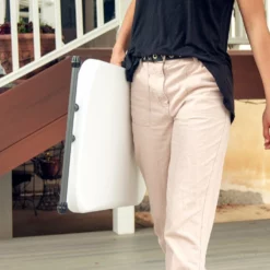 Mesa Auxiliar Plegable Ajustable En Altura LIFETIME 66 X 46 X 61-71 Cm -Conforama Tienda de ventas 26a0c6ca2ef0084e6bec0d4f110c5198780911a1 7691277b095841d19246bf32a5c0092a