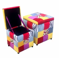 Pouf BISCUBE Multicolor