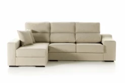 Chaise Longue Izquierda Beige LUCIA 5