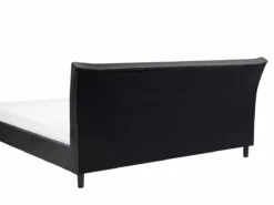 Cama Con Somier De Poliéster Gris Oscuro/madera Oscura 160 X 200 Cm SAVERNE -Conforama Tienda de ventas 290d0b2b1ae91bdd0f31a5bcc1b77781b9782ac0 c6e1afb9f80544fc9e81b1edb9525a66