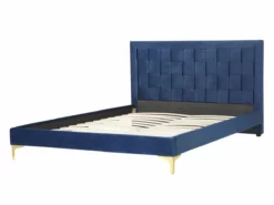 Cama Con Somier De Terciopelo Azul Marino 140 X 200 Cm LIMOUX -Conforama Tienda de ventas 29612cc144bb03d698459455d8790f4b878ad665 018e0d87b2f2489c9d8e40e2e51d695b