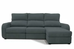 Chaise Longue Convertible En Cama Derecha Tela APRIL - GRIS