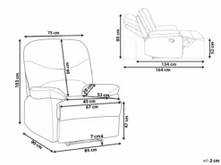 Sillón Reclinable De Terciopelo Gris Pardo/negro ESLOV -Conforama Tienda de ventas 2a0781be1839c362a626eb911ac24abfdf4e64fd 1569e41d85d24c69887b14657e880ebf