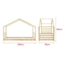 Cama Para Niños De Pino Vardø 90 X 200 Cm - Forma De Casa - Color Pino Natural [en.casa] -Conforama Tienda de ventas 2bfcc75e19564ed0f7b09c87f460679598b5e4a4 4b6a2c9b829148c09dc3a1939984d50f