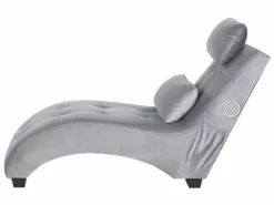 Chaise Longue De Terciopelo Gris Claro/negro/plateado Con Altavoz Bluetooth SIMORRE -Conforama Tienda de ventas 2d1b31018578ebf9bc8dc799a6e0d747c2d4b5d4 6a0d090c33d74313828111df31df6eb9