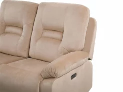 Sofá 3 Plazas LED Reclinable De Terciopelo Beige Arena BERGEN -Conforama Tienda de ventas 2e6eeb5e6f9b8804d440525be034cf7bb152f90b e00a92e105614e2ab60f0675322020af