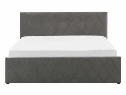 Cama Con Somier De Terciopelo Gris 140 X 200 Cm ROCHEFORT -Conforama Tienda de ventas 2f89d77d12c665fac5bd8910c20d11fb0b34c00b bd40ebac3b754d75a710128c36d67380