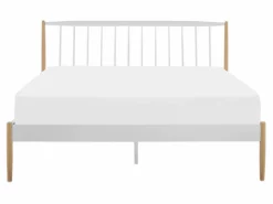 Cama Con Somier De Metal Blanco/madera Clara 160 X 200 Cm MAURS 12 Cama Con Somier De Metal Blanco/madera Clara 160 X 200 Cm MAURS -Conforama Tienda de ventas 30871214da5cd2775e190aad7d08dc0b72012299 5233d02d883a4e628680e83f922265f8