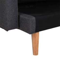 HOMCOM Sofá De 3 Plazas Cama Individual Diseño 2 En 1 Plegable Con Reposabrazos Tapicería En Tela Estructura Sólida Patas Elevadas Acolchado Cómodo 187x90x86,5 Cm Gris -Conforama Tienda de ventas 3106085c9d3736ec02cc8b5d50885565fa7a8454 f38133654aa6453993a93cff7588b338