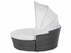 Cama De Exterior De Ratán Gris/blanco Crema SYLT LUX -Conforama Tienda de ventas 312fe1ec845b36b5943b89e8f37207e782c414ee 0f301c1284ee4241b42cafc5cb60118f
