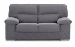 Sofá De 2 Plazas TORONTO, En Color Gris.