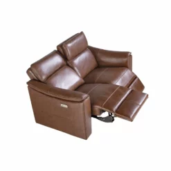 Sofá 2 Plazas Tapizado En Piel De Origen Vacuno Color Marón Cognac Con Mecanismo Eléctricos Relax. Estructura Interna De Madera De Pino Natural. Patas De PVC Color Negro. -Conforama Tienda de ventas 3236e5c9db73f3662f6cee5c9dddead4adc61786 5c0752f613e34185b787f715a0407b55