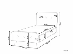 Cama Con Somier De Poliéster Gris Oscuro/madera Clara 90 X 200 Cm RENNES -Conforama Tienda de ventas 336c8b5be96bd7786b85dbd454f2c6d21777888f 87d3574a6330412a96cd0c8b16dc62a8