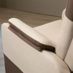HOMCOM Sillón Relax Reclinable Manual Hasta 145° Tapizado En Poliéster Con Reposapiés Retráctil Carga 120 Kg Para Salón Oficina Dormitorio 75x89x105 Cm Marrón Y Gris -Conforama Tienda de ventas 34956a14cf2191fe985a09ad48b345a9084db4c3 797e30a0599a49dbb1007b68c357ba8d