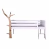 Cama-árbol Media Altura KASVA Blanco
