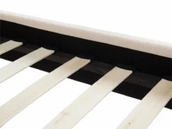 Cama Con Somier De Poliéster Beige/madera Oscura 180 X 200 Cm REIMS -Conforama Tienda de ventas 3513a574881e6690bbc54e1531f5836765d57e2b 2d5f9af1304b4e1581d172c2cea0aeb6