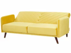 Sofá Cama De Terciopelo Amarillo SENJA -Conforama Tienda de ventas 35261a9dd9011313771d6eaa46294162bd05ee83 e92210c94de94cca85e7cee45565fd80
