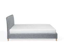 Cama Con Somier De Poliéster Gris Claro/madera Clara 180 X 200 Cm SENNEZ -Conforama Tienda de ventas 36ef842257f8e412d0f4aa12eb40a2a71e3f55f9 2e7d69540273472e8d7e88c70c008c0c