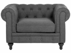 Conjunto De Sala De Estar 4 Plazas Gris CHESTERFIELD -Conforama Tienda de ventas 37202a9a4833a1aa117a74f84d518e4c65a9b82b 5581c06e0a2d448fb3dbdc7b968e050b