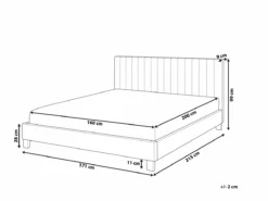 Cama Con Somier De Piel Sintética Gris 160 X 200 Cm POITIERS -Conforama Tienda de ventas 39b1cb623d463d5472977d8aa87f72353c06f316 78f01758732e46d0a822427509e33268
