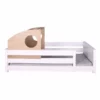 Cama Baja Montessori Protección Anticaídas Con Cabaña KASVA 206x98x57 Cm