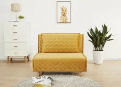 Sillón Cama IAN Color Amarillo -Conforama Tienda de ventas 3caf3859b2c8bef39d39be9c41abd7a7caee963f 406158 ambiente frente