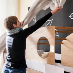 Cama Media Altura Protección Anticaídas Con Cabaña KASVA 206x98x160 Cm 7 Cama Media Altura Protección Anticaídas Con Cabaña KASVA 206x98x160 Cm -Conforama Tienda de ventas 3d33876b64aff323743f34955177921ff4074dac 31257d29211e47ea8c1abddd79f44eb5