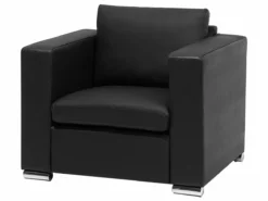 Conjunto De Sala De Estar 6 Plazas De Piel Negro HELSINKI -Conforama Tienda de ventas 3dbb502c48429924e1a3e3acf92439c1196bfea7 903d4915c62242049e4b61fca730e815