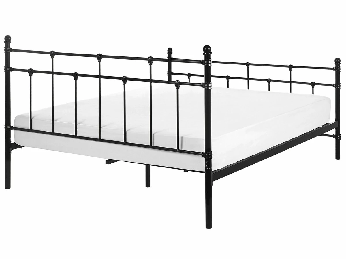 Cama Con Somier De Metal Negro 140 X 200 Cm LYNX 6 Cama Con Somier De Metal Negro 140 X 200 Cm LYNX - Imagen 6