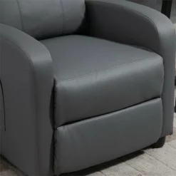 HOMCOM Sillón De Masaje Relax Reclinable Con Mando A Distancia 2 Zonas De Masaje 8 Programas 5 Niveles De Intensidad Y Temporizador Tapizado En PU 68x88x98 Cm Gris -Conforama Tienda de ventas 3ea2db4d9a3017cf7236c6d69b3a1ceb0873712a 91f604b5b62d416c967aaadc24fdd66c