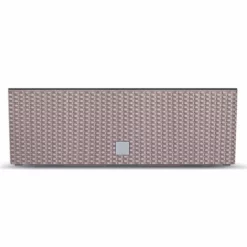 Prosperplast Jardinera Para Balcón Rato Case , Dimensiones (Mm) 580X180X195, Color Mocca