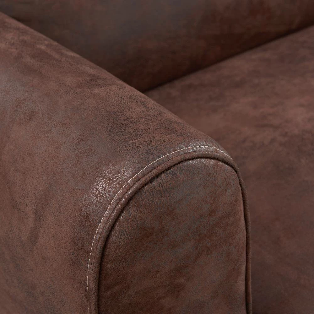 Sofá 2 Plazas CLAMM Color Marrón 4 Sofá 2 Plazas CLAMM Color Marrón - Imagen 4