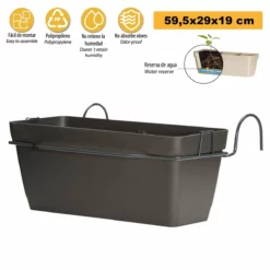 Jardinera 60 Cm Con Soporte Perimetral Metálico -Conforama Tienda de ventas 40394bcaca1dcdf4f4f247794a832a88ba149550 3a4b43ff2a0949fabb0068584e1ce17a